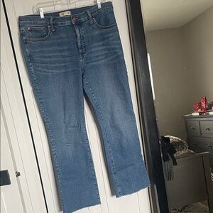 Madewell Women's Straight Leg Blue Jeans size 31 Tall